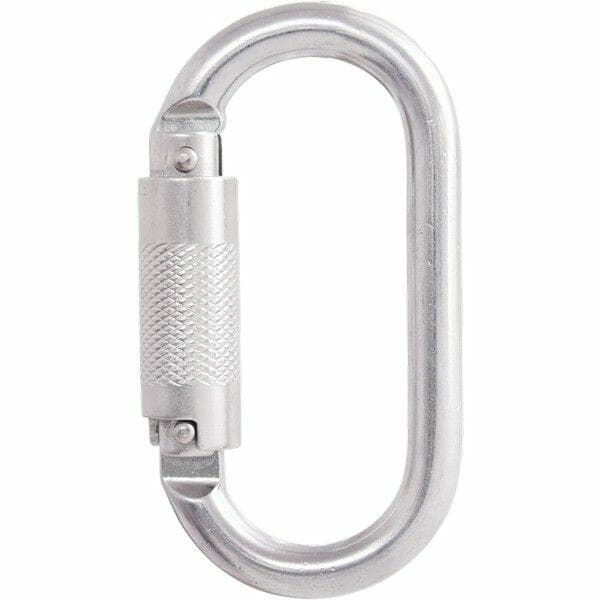 Mousqueton ovale acier double action KRATOS SAFETY
